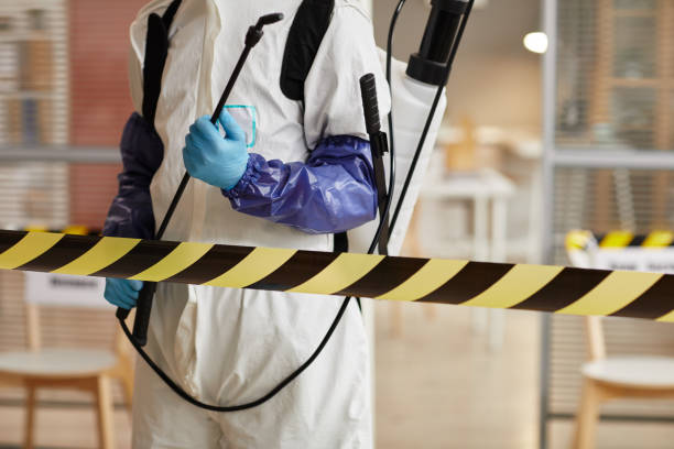 Professional Crime Scene Cleanup technician working in Junction City, WI
